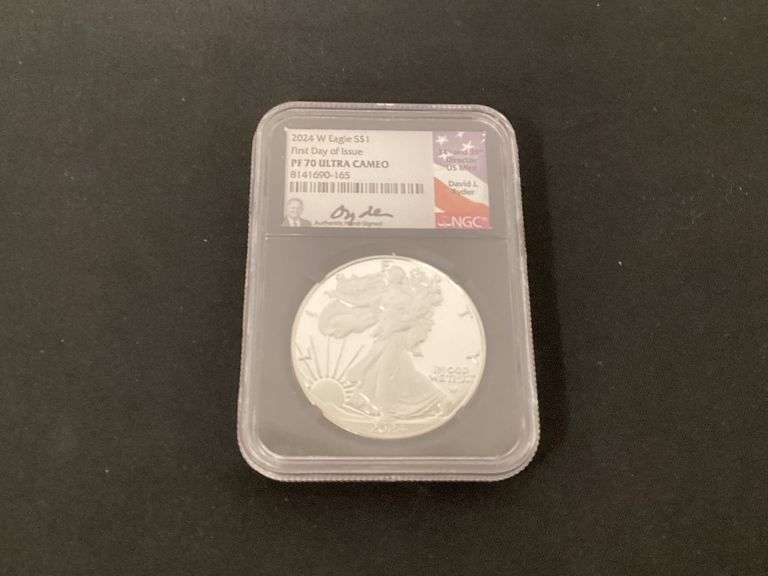 2024-W American silver eagle first day of issue image