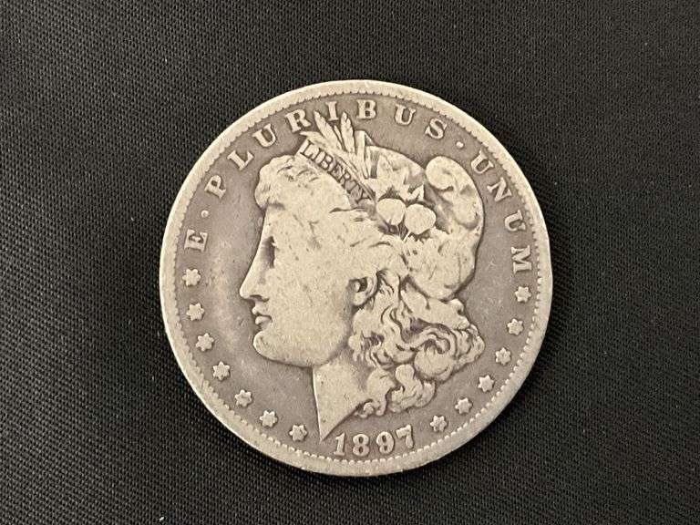 1897-O Morgan silver dollar image