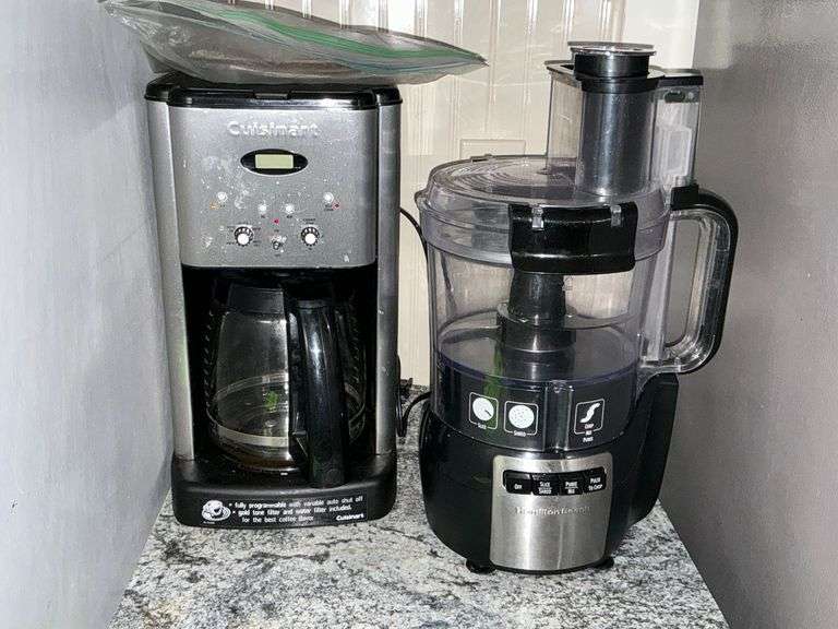 Cuisinart Brew Central coffee maker, Hamilton Beach food processor image