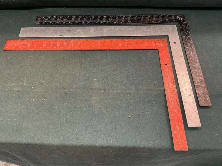 Aluminum 24" square and (2) 24" steel squares image