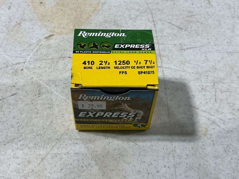 Remington .410 gauge shotgun shells 2 1/2" No. 7 1/2 shot image
