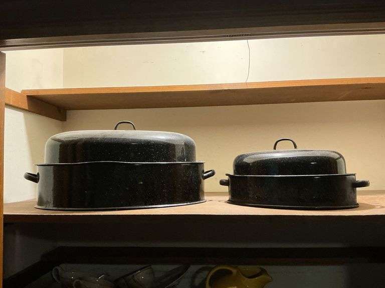 Savory Jr. and Savory granite roasters image