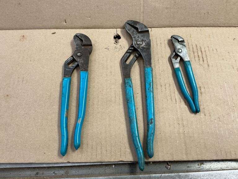 3 pairs of Channellock pliers image