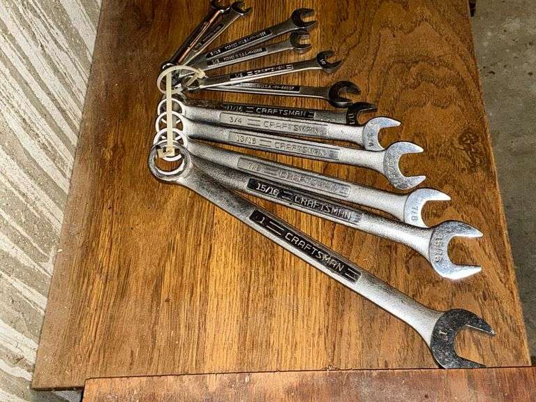 Craftsman combination wrenches 7/16-1" image