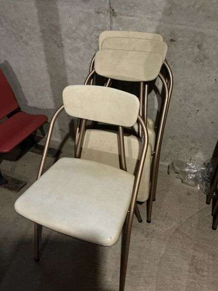 Four Stylaire by Hamilton Cosco folding chairs image