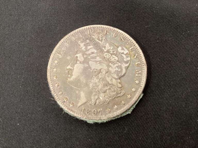 1897-O Morgan silver dollar image