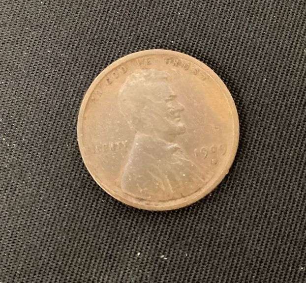 1909-S VDB Lincoln penny, very fine image