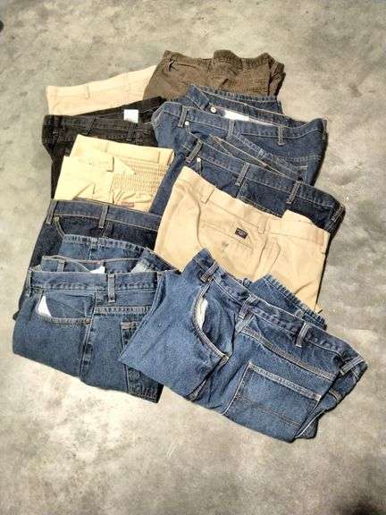 Men's jeans and slacks image