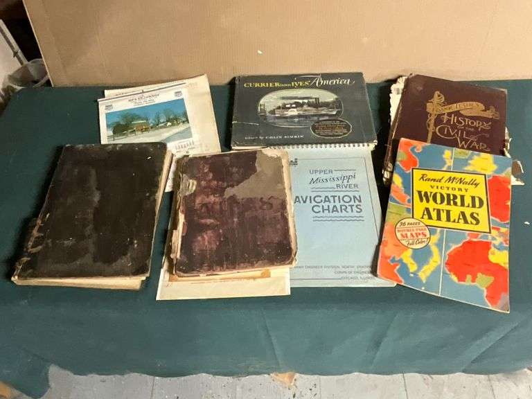 Frank Leslie's History of the Civil War, Rand McNally Victory World Atlas, 1943 image