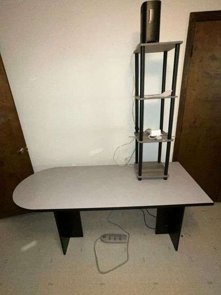 Desk and tower CONTENTS NOT INCLUDED image