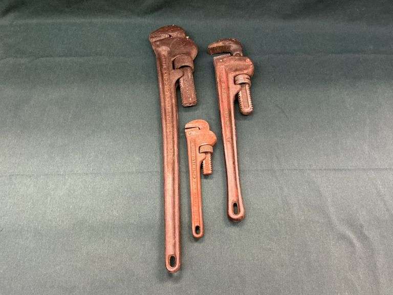 3 Ridgid pipe wrenches image