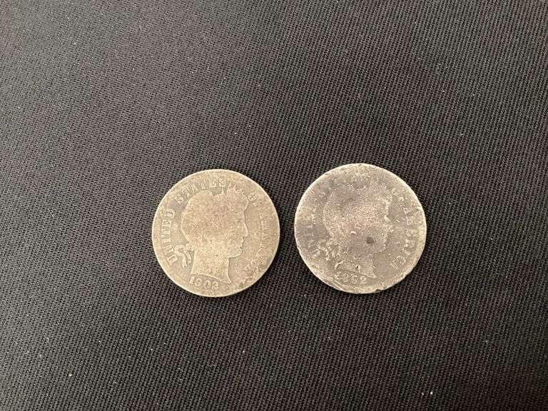 1903 Barber dime, good image