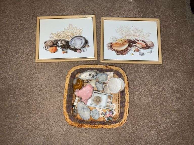 Seashells, seashell art, crystals, stones, etc. image