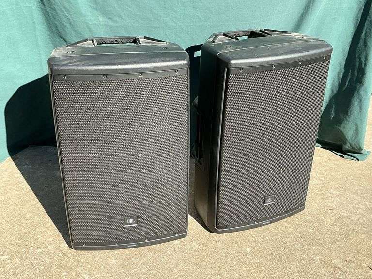 Pair of JBL Model EON615 speakers, 430 watt max image
