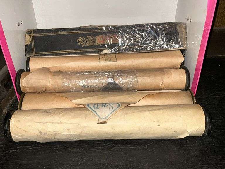 9 Player piano rolls, It's Too Late, Nocturne, Danube Waves, etc. image