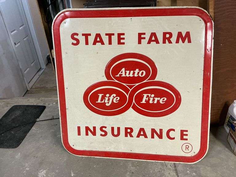 State Farm enamel finish sign image