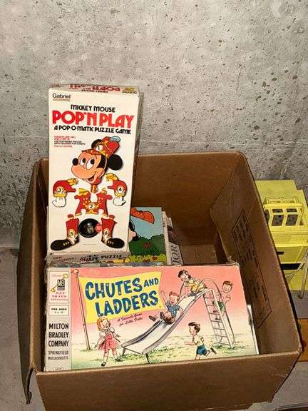 Vintage board games and puzzles image