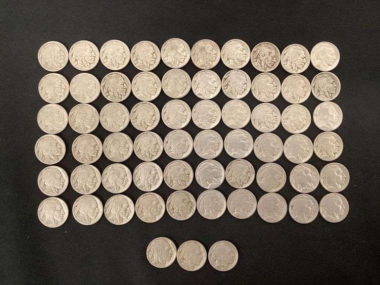 63 Buffalo nickels image