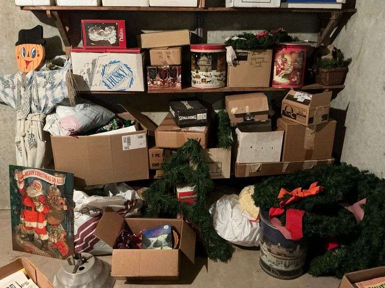 Large selection of Christmas decorations image