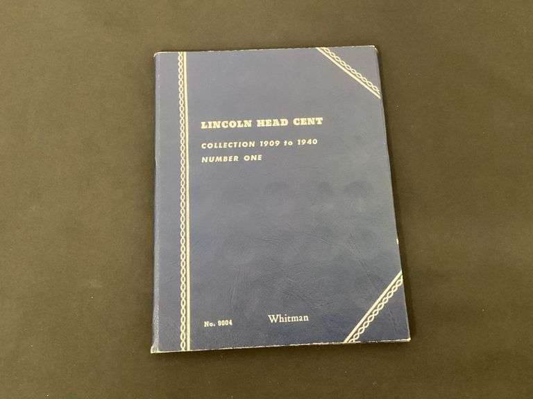 First book of Lincoln cents, not complete image