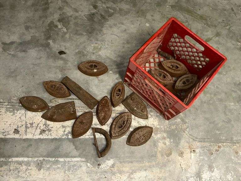 Assortment of sad irons image