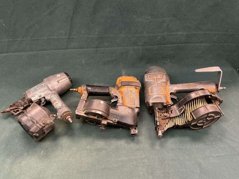 Air tools, 2 roofing nailers, Bostitch & Hitachi image