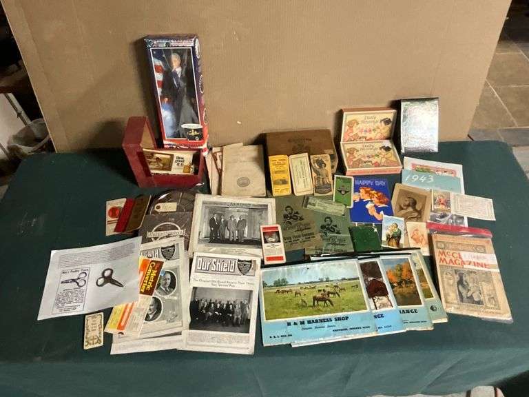 Paper memorabilia, books, magazine clippings image