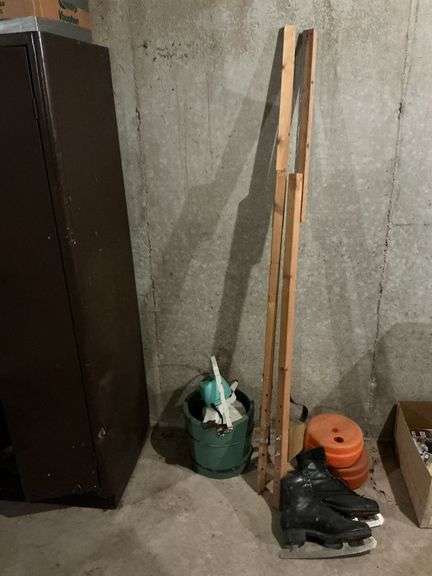 Pair of Homemade stilts image