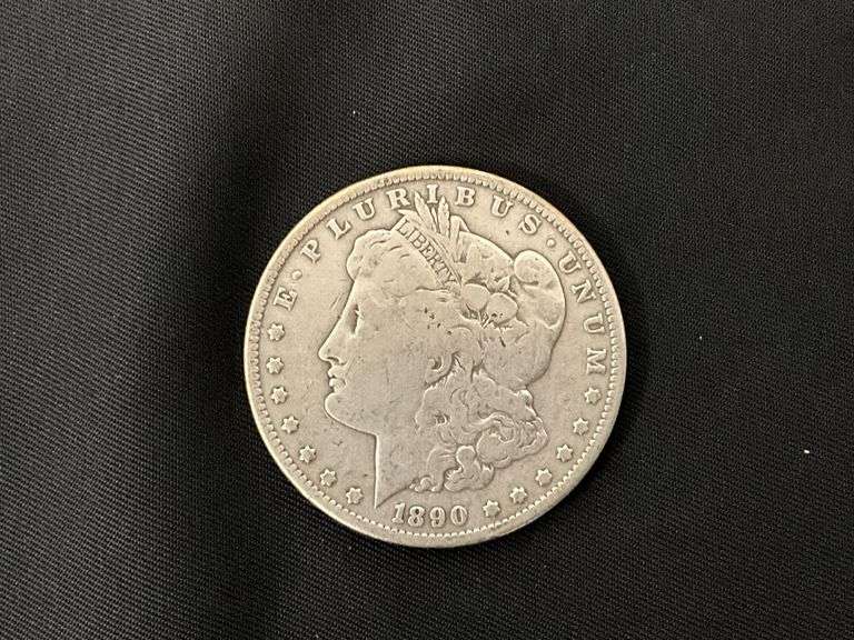 1890-S Morgan silver dollar image