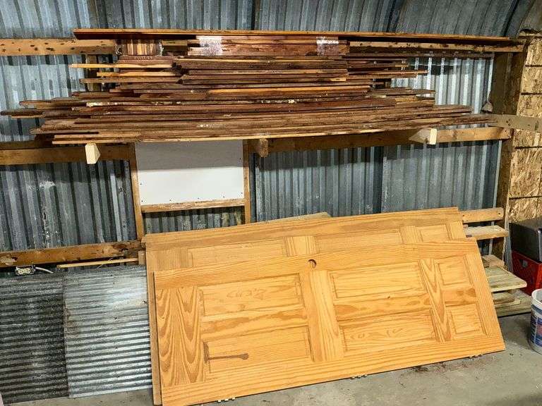 Building supplies against NW wall image