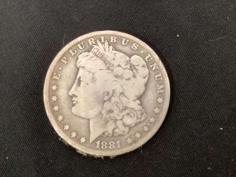 1881-O Morgan silver dollar image