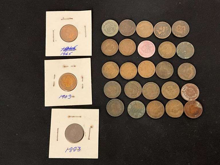 28 Indian head pennies image