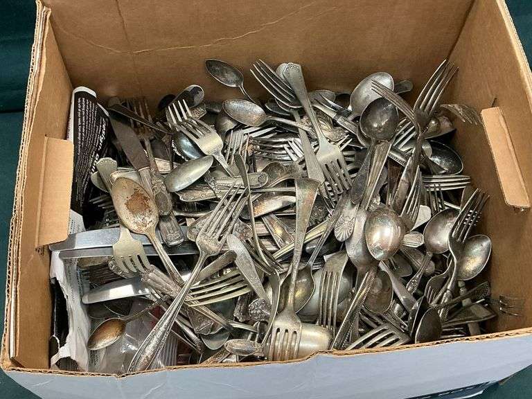 Silver plate flatware image