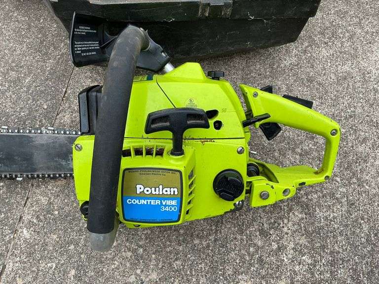 2 Poulan Counter Vibe 3400 chainsaws image