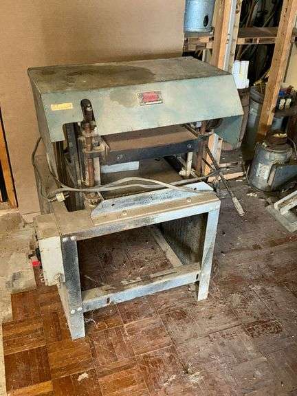 Foley Belsaw planer, 12" W throat, 110 volt, 3 hp motor. image