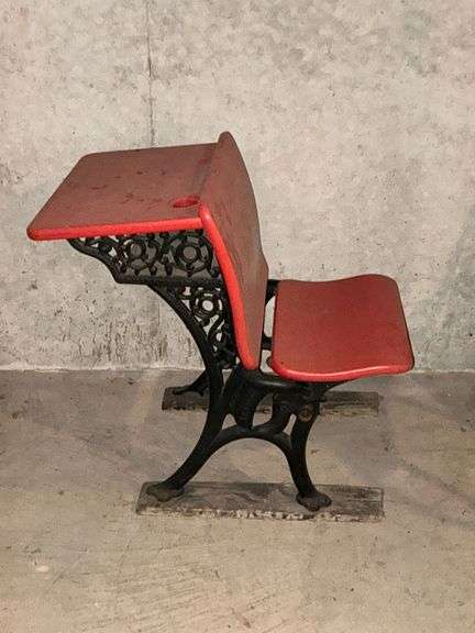 Vintage child's school desk image