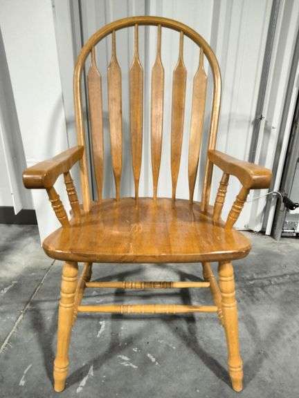 Wooden chair, 18" seat height image
