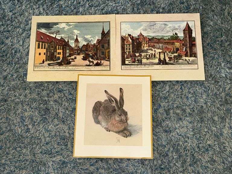 3 Prints, unframed image