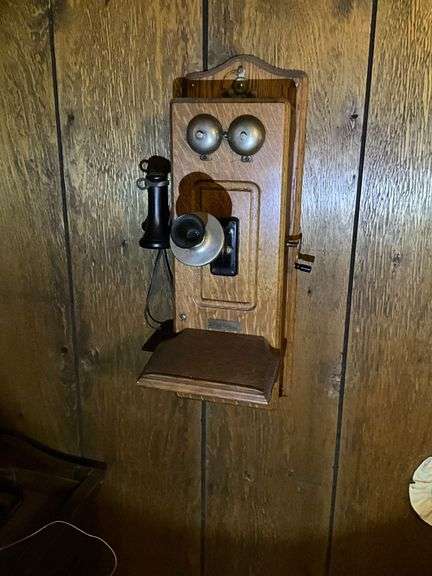 Antique Wall phone marked Central Telephone Electric, St. Louis USA image