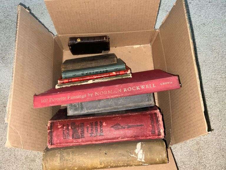 Books, some vintage, Favorite Paintings by Norman Rockwell image