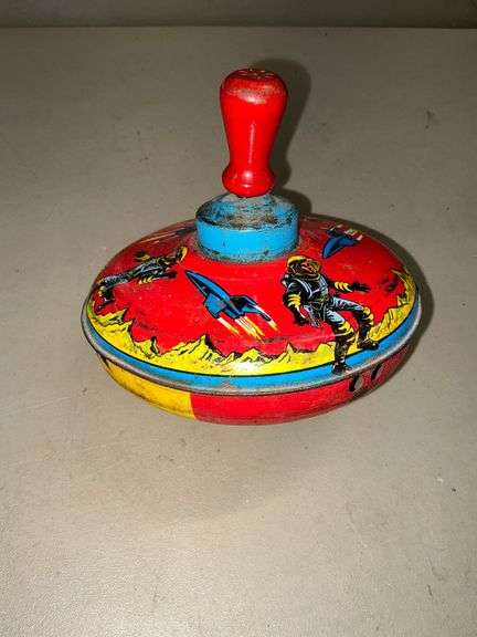 Vintage tin space theme top image