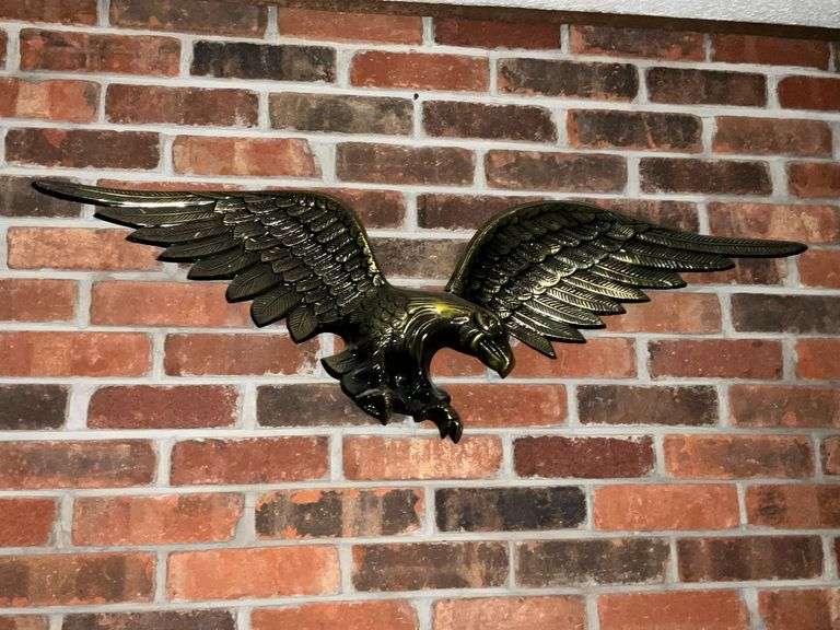 Metal Eagle plaque 36" W image