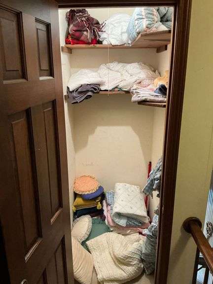 Linens, comforter, mattress pad, air mattress image