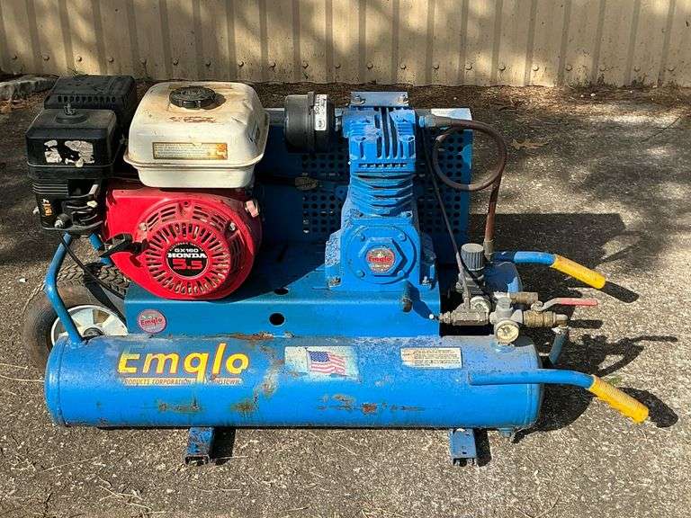 Emglo contractor air compressor, Model K5HGA-8P image