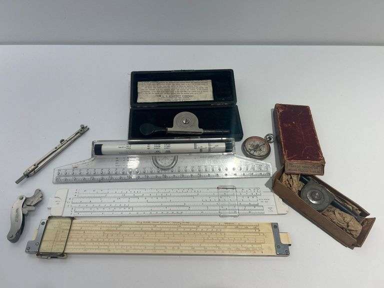 Collection of Precision Measuring and Navigation Tools image