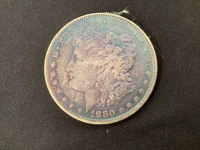1880-O Morgan silver dollar image