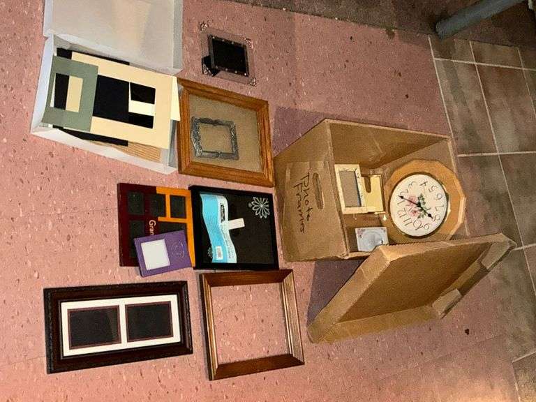 Assortment of picture frames image