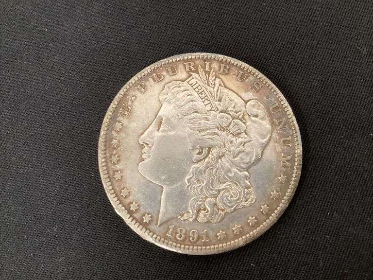 1891-S Morgan silver dollar image