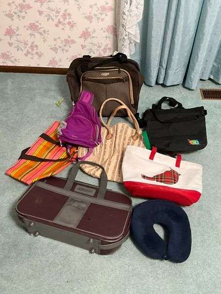Samsonite and other luggage, Eddie Bauer backpack image