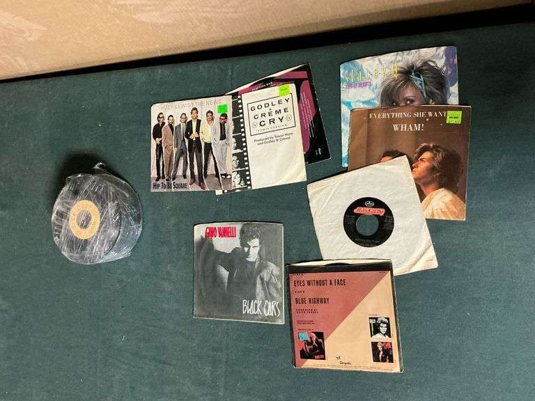 Collection of 45 records image